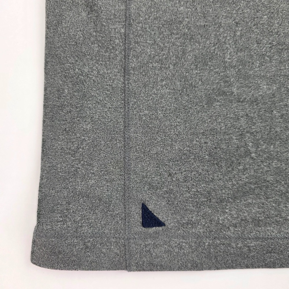 Untuckit Polo Shirt Mens Large Gray Career Casual Rugby Top Collared Stretch - Picture 3 of 6